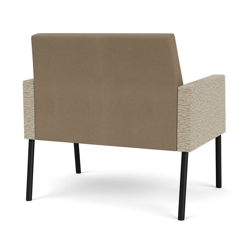 Lesro Mystic Lounge Reception Bariatric Chair in Brown
