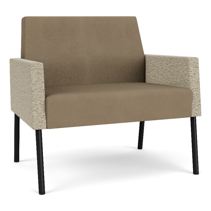 Lesro Mystic Lounge Reception Bariatric Chair in Brown