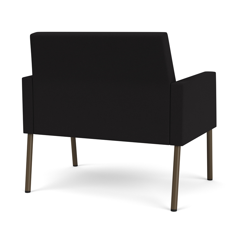 Lesro Mystic Lounge Reception Bariatric Chair in Black