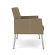 Lesro Mystic Lounge Reception Bariatric Chair in Brown