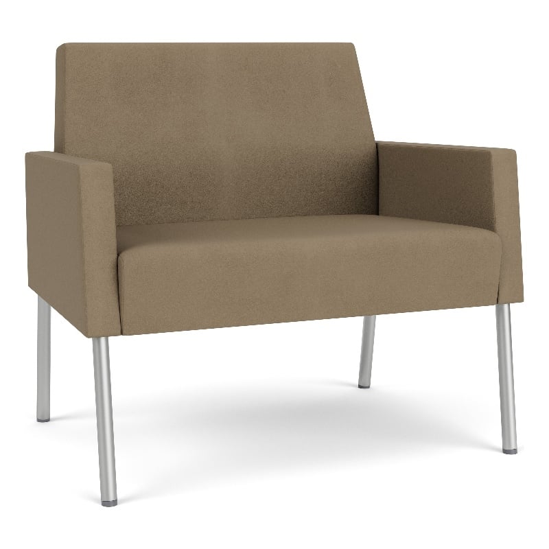 Lesro Mystic Lounge Reception Bariatric Chair in Brown