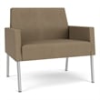 Lesro Mystic Lounge Reception Bariatric Chair in Brown