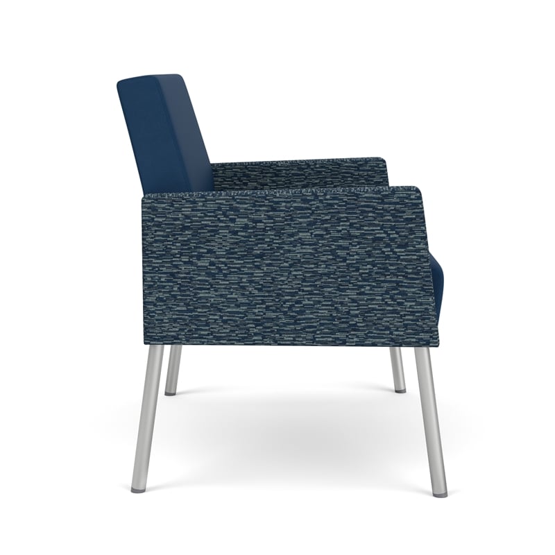 Lesro Mystic Lounge Reception Bariatric Chair in Blue