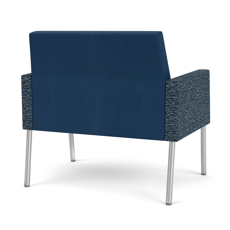 Lesro Mystic Lounge Reception Bariatric Chair in Blue