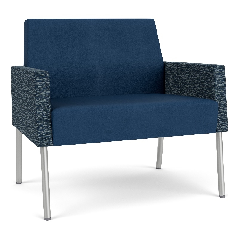 Lesro Mystic Lounge Reception Bariatric Chair in Blue