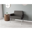 Lesro Mystic Lounge Reception Bariatric Chair in Gray