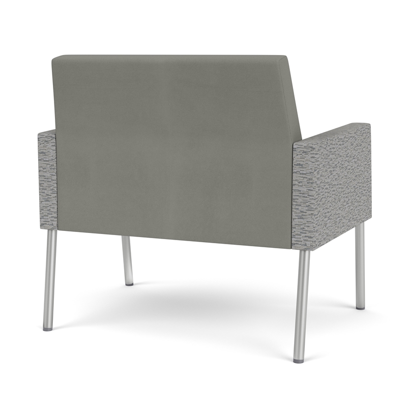 Lesro Mystic Lounge Reception Bariatric Chair in Gray