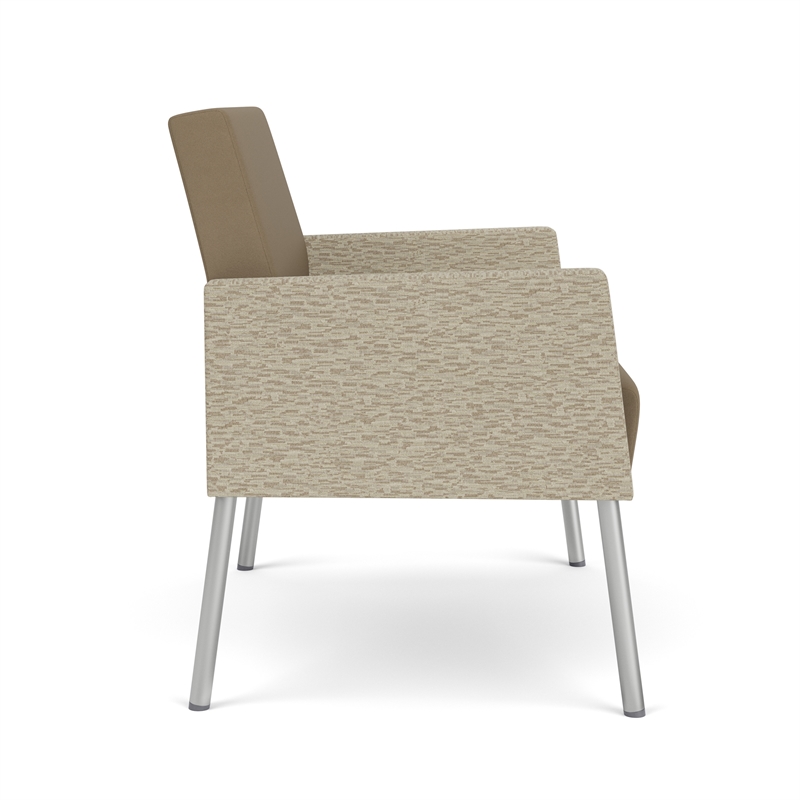 Lesro Mystic Lounge Reception Bariatric Chair in Brown