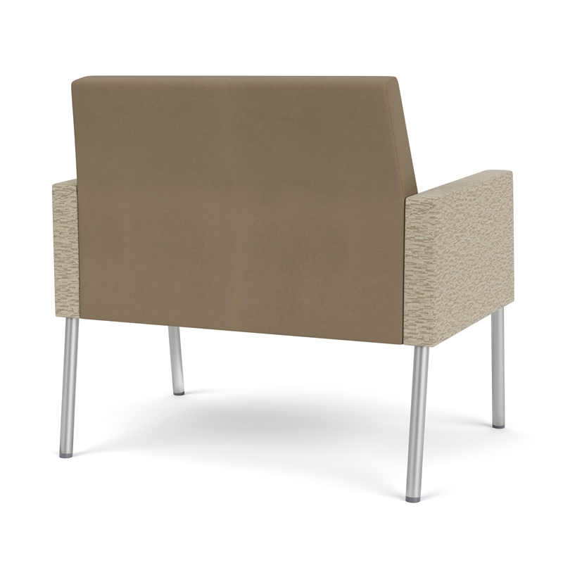 Lesro Mystic Lounge Reception Bariatric Chair in Brown