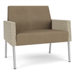 Lesro Mystic Lounge Reception Bariatric Chair in Brown