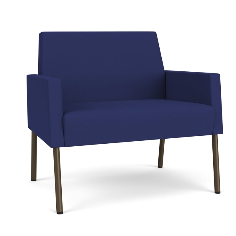 Lesro Mystic Lounge Reception Bariatric Chair in Blue