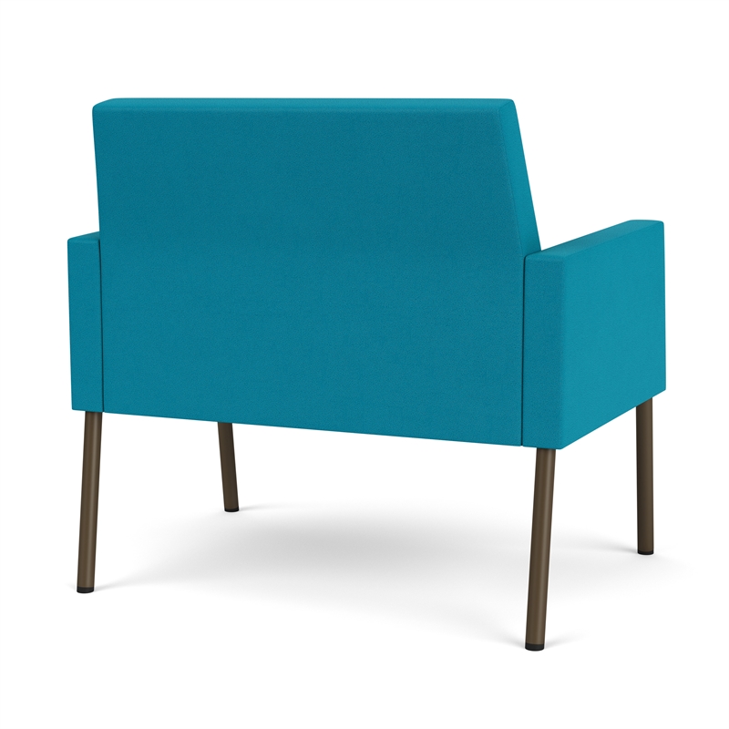 Lesro Mystic Lounge Reception Bariatric Chair in Teal