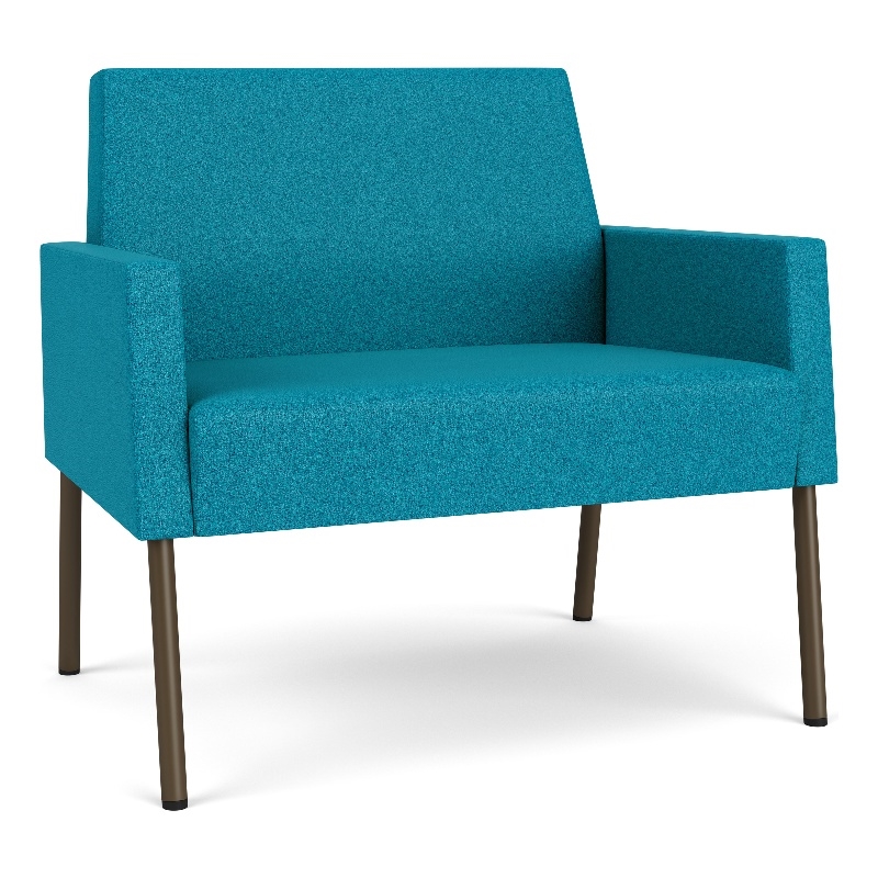 Lesro Mystic Lounge Reception Bariatric Chair in Teal