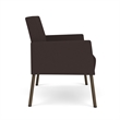 Lesro Mystic Lounge Reception Bariatric Chair in Brown