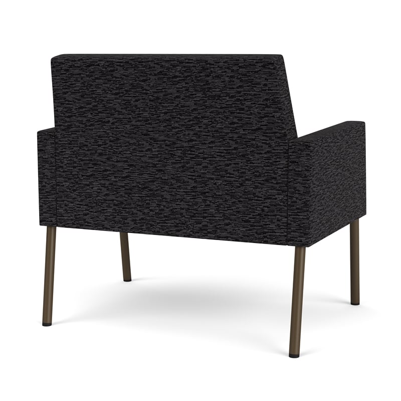 Lesro Mystic Lounge Reception Bariatric Chair in Black