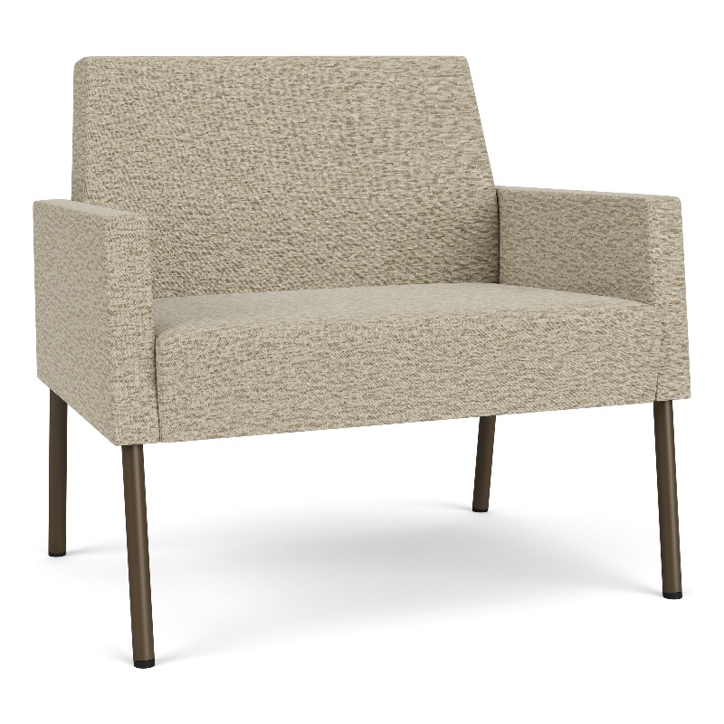 Lesro Mystic Lounge Reception Bariatric Chair in Beige