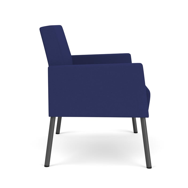 Lesro Mystic Lounge Reception Bariatric Chair in Blue