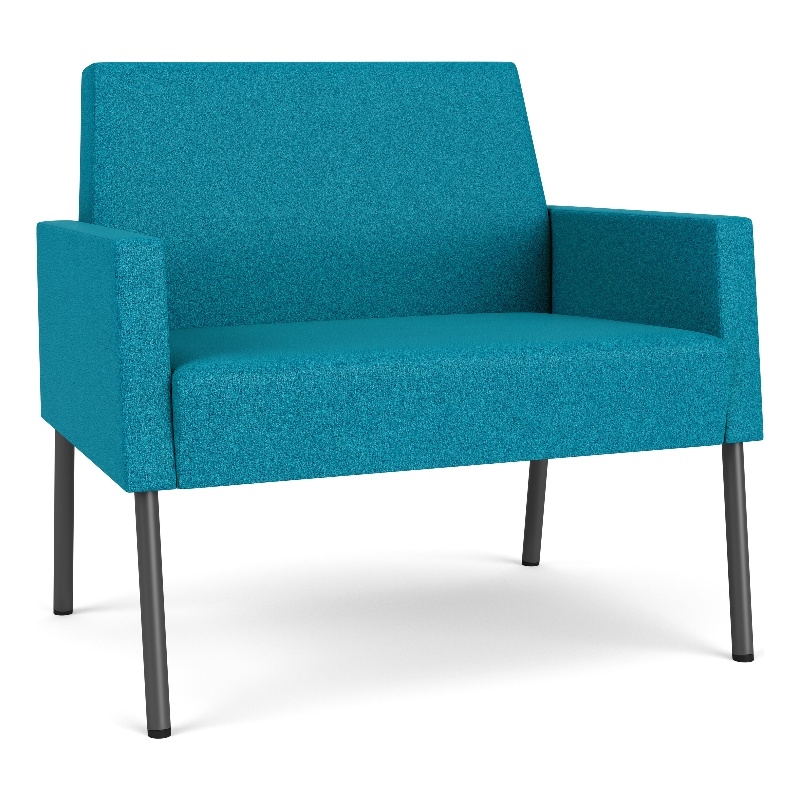 Lesro Mystic Lounge Reception Bariatric Chair in Teal