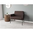 Lesro Mystic Lounge Reception Bariatric Chair in Brown