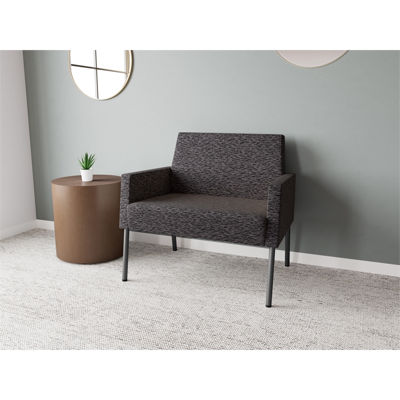 Lesro Mystic Lounge Reception Bariatric Chair in Black