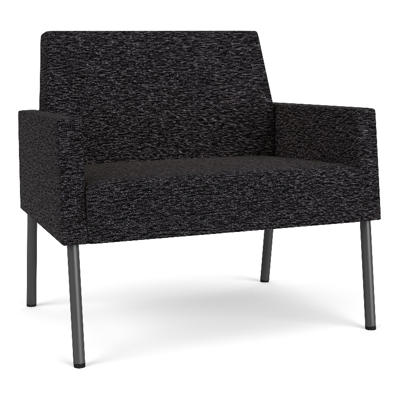 Lesro Mystic Lounge Reception Bariatric Chair in Black