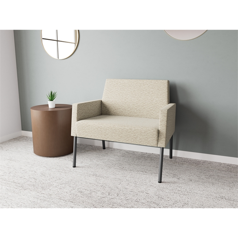 Lesro Mystic Lounge Reception Bariatric Chair in Beige