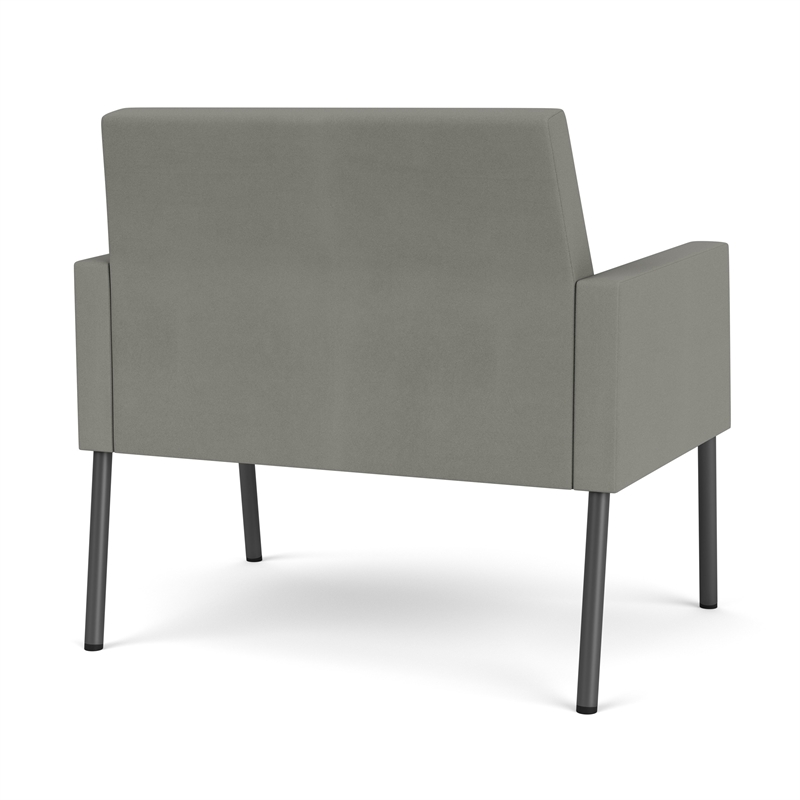 Lesro Mystic Lounge Reception Bariatric Chair in Gray