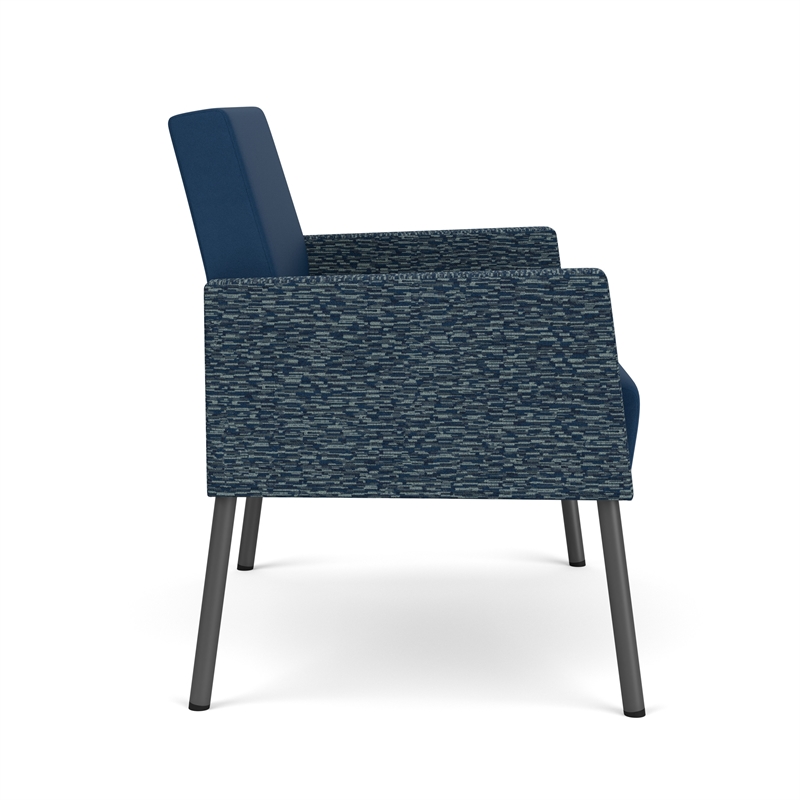 Lesro Mystic Lounge Reception Bariatric Chair in Blue