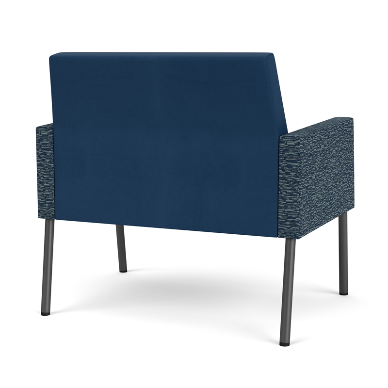 Lesro Mystic Lounge Reception Bariatric Chair in Blue
