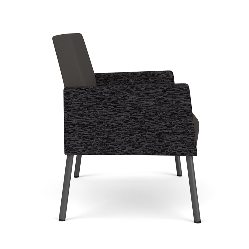Lesro Mystic Lounge Reception Bariatric Chair in Gray