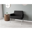 Lesro Mystic Lounge Reception Bariatric Chair in Black