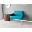 Lesro Mystic Lounge Reception Bariatric Chair in Teal