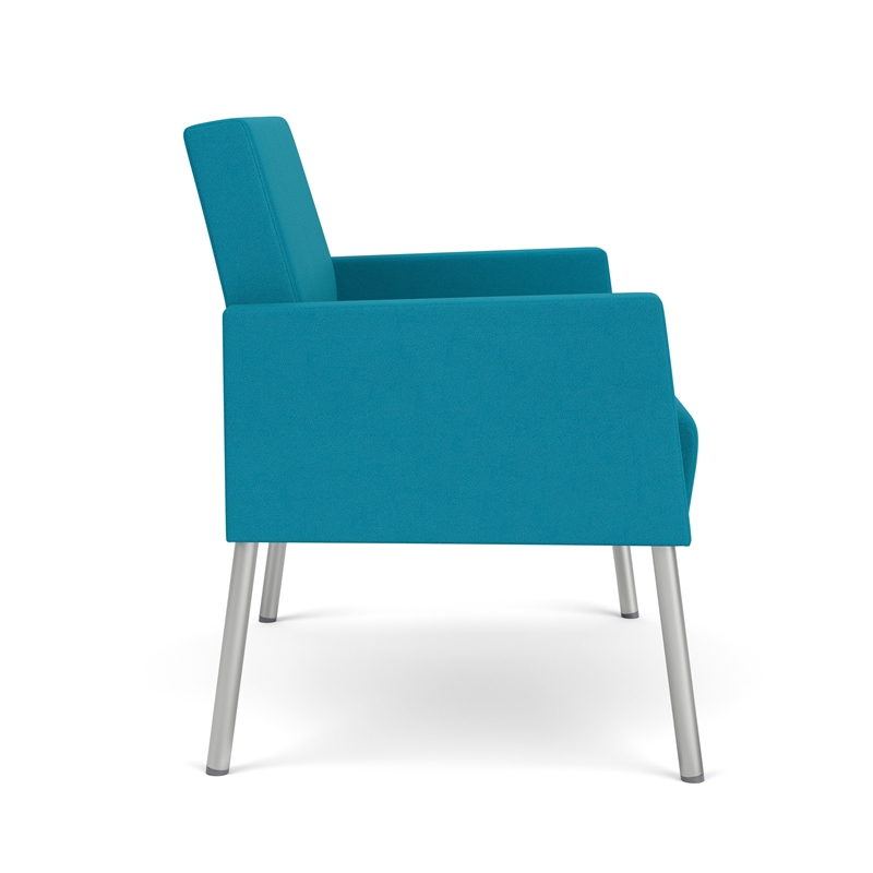 Lesro Mystic Lounge Reception Bariatric Chair in Teal