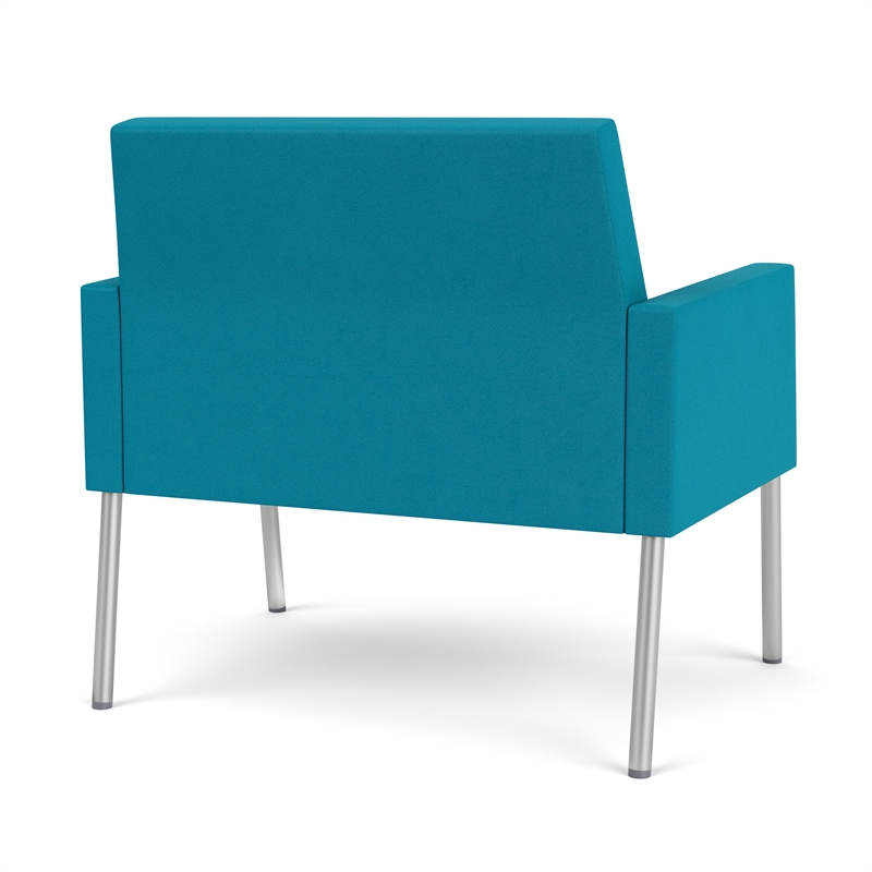 Lesro Mystic Lounge Reception Bariatric Chair in Teal
