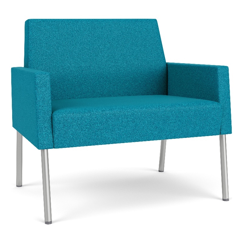 Lesro Mystic Lounge Reception Bariatric Chair in Teal