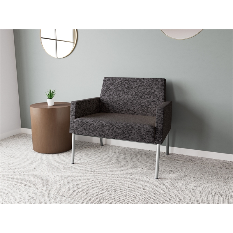 Lesro Mystic Lounge Reception Bariatric Chair in Black