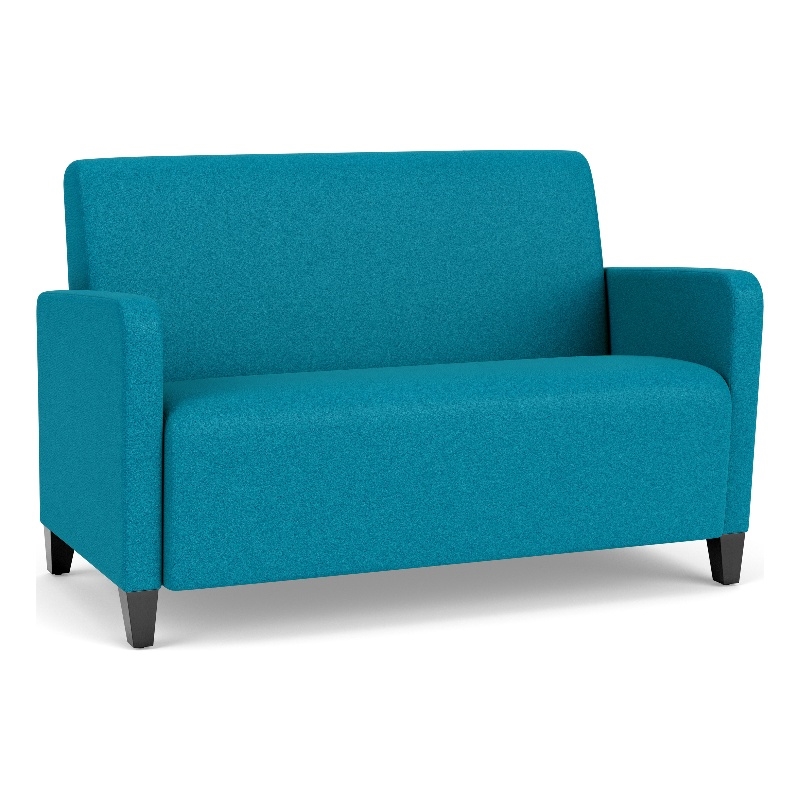 Lesro Ravenna Reception Loveseat in Teal