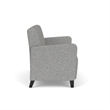 Lesro Ravenna Reception Loveseat in Gray