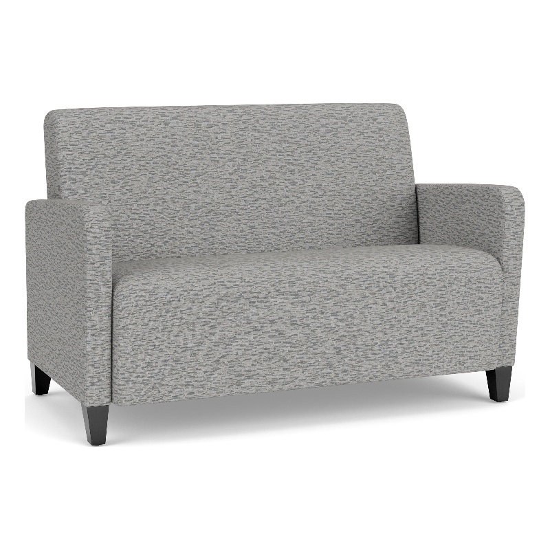 Lesro Ravenna Reception Loveseat in Gray