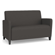 Lesro Ravenna Reception Loveseat in Gray