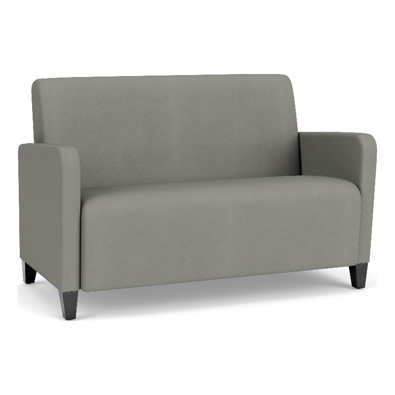 Lesro Ravenna Reception Loveseat in Gray