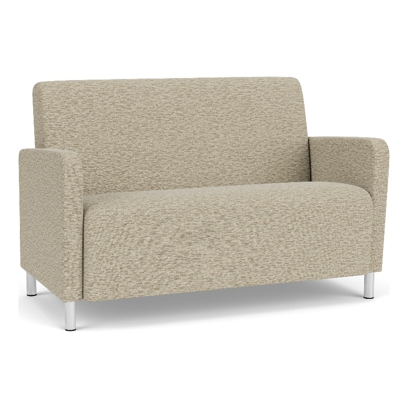 Lesro Ravenna Reception Loveseat in Beige