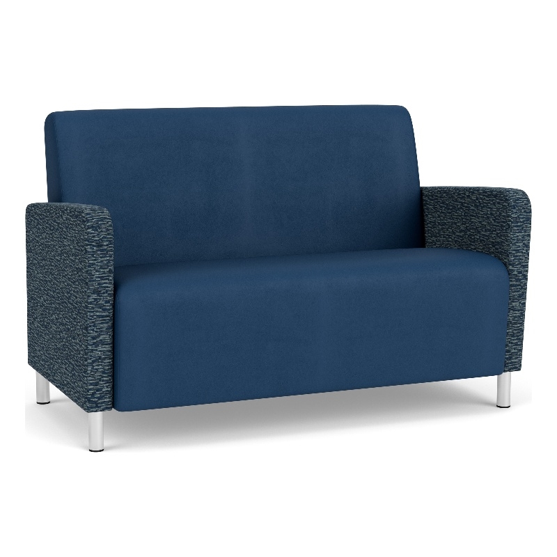 Lesro Ravenna Reception Loveseat in Blue