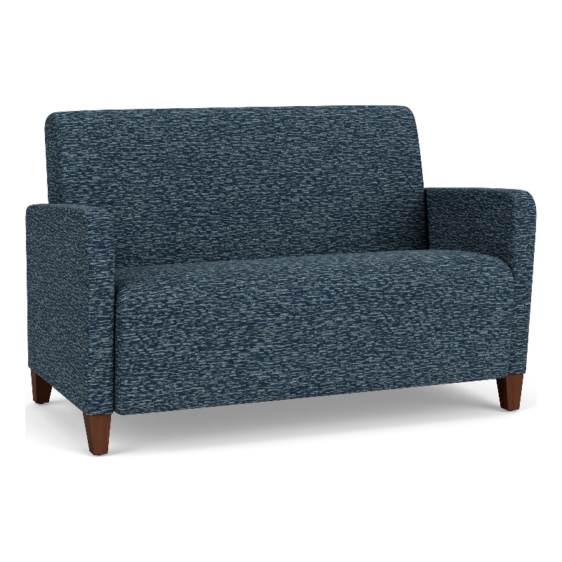 Lesro Ravenna Reception Loveseat in Blue