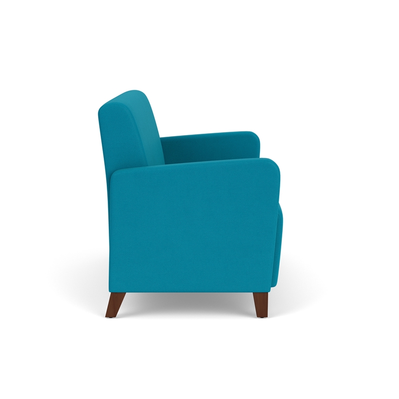 Lesro Ravenna Reception Loveseat in Teal
