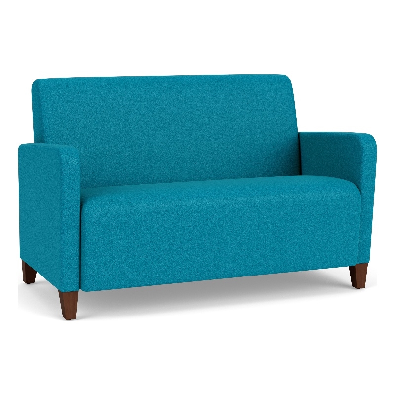 Lesro Ravenna Reception Loveseat in Teal