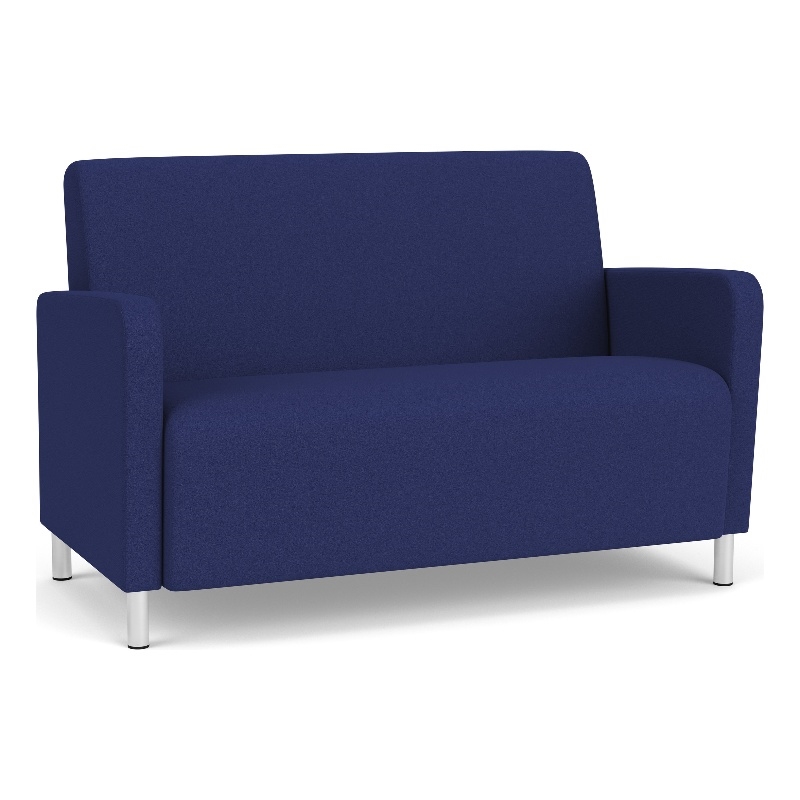 Lesro Ravenna Reception Loveseat in Blue