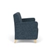 Lesro Ravenna Reception Loveseat in Blue