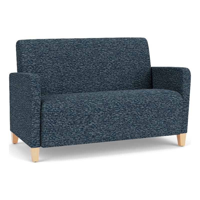 Lesro Ravenna Reception Loveseat in Blue