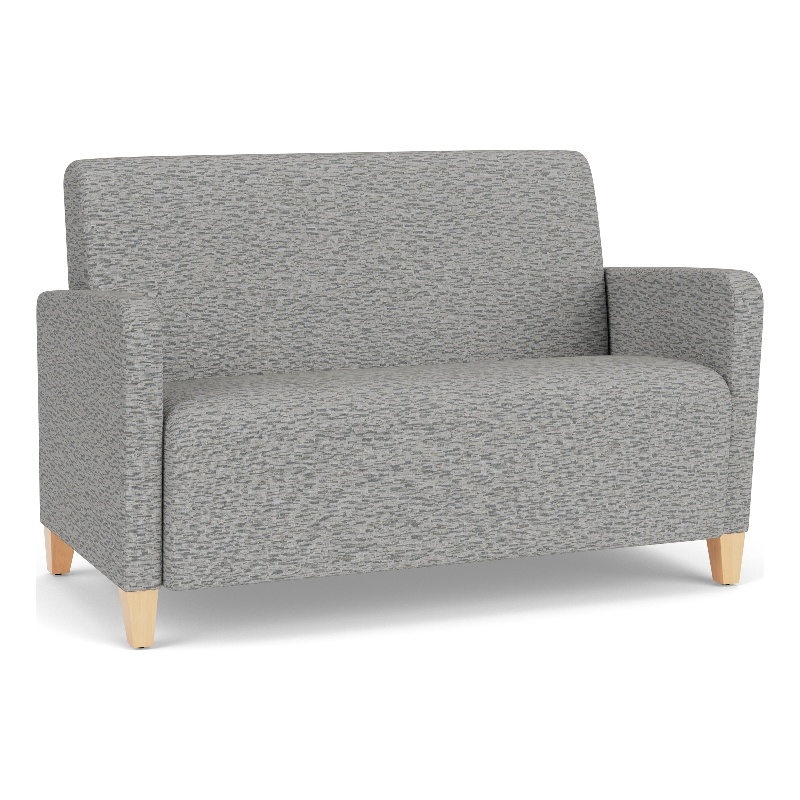 Lesro Ravenna Reception Loveseat in Gray